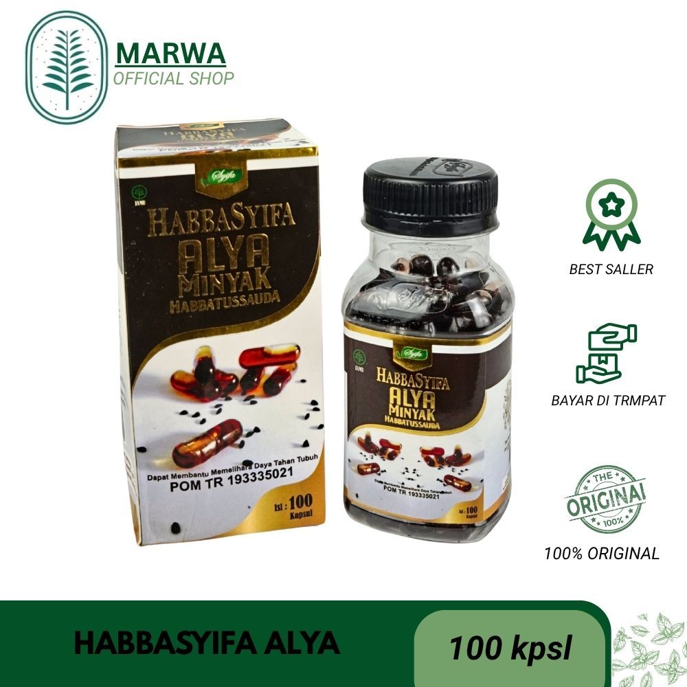 Alya Minyak Habbatussauda 100 Kpsl CV. Syifa Herbal Alami
