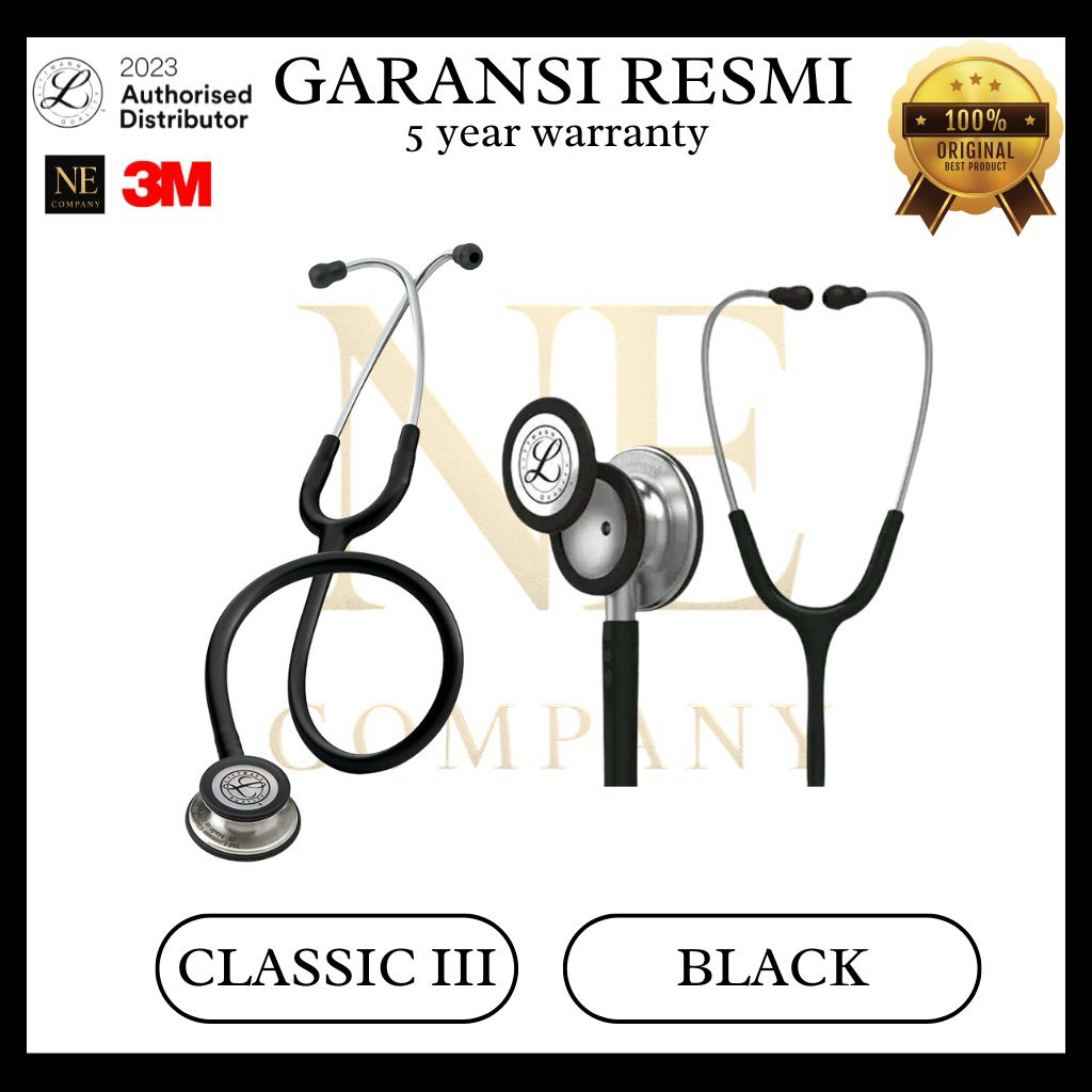 3M Littmann Classic III Black / Stetoskop Dewasa / Stetoskop Littmann