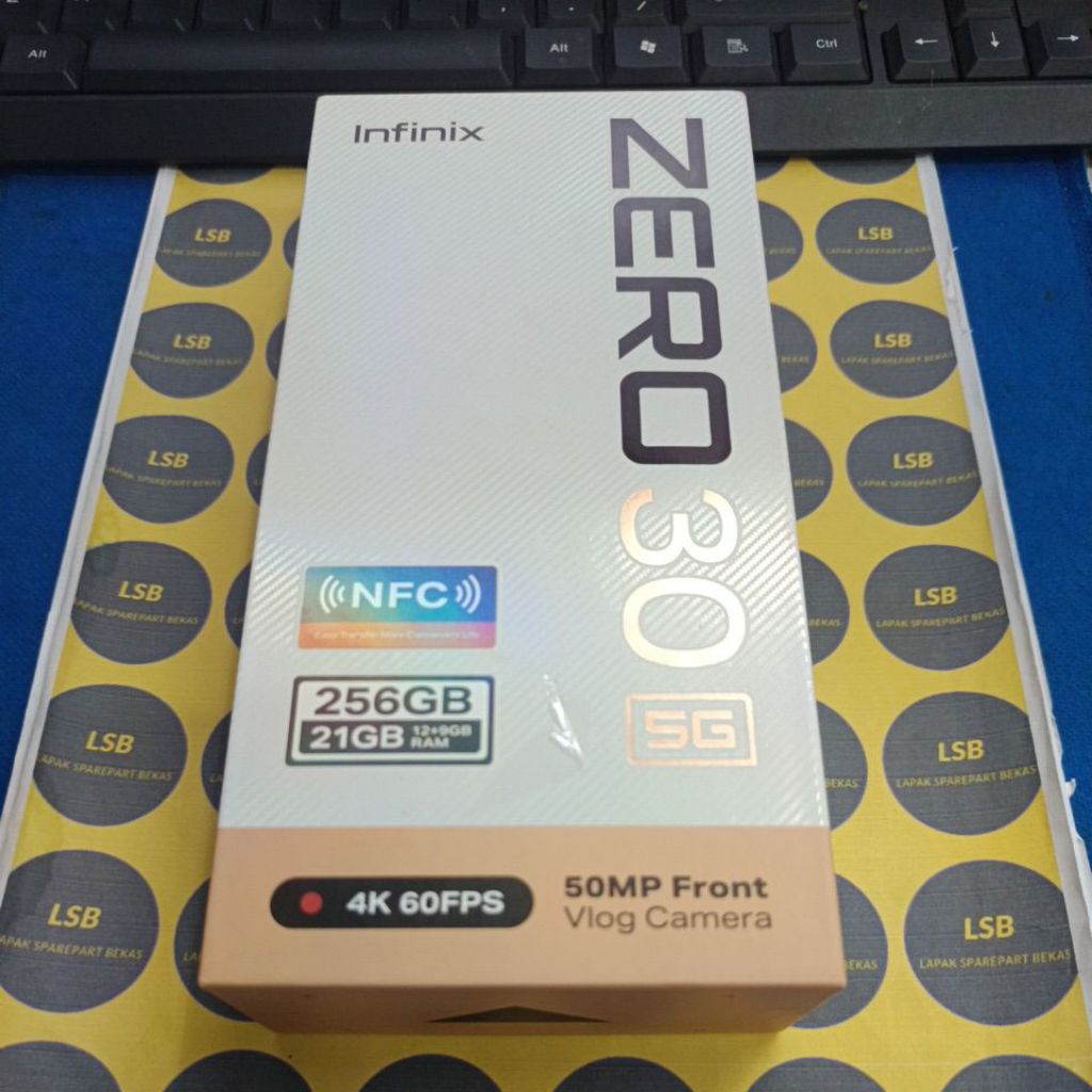 DUS BOX HANDPHONE INFINIX ZERO 30 5G ASLI ORIGINAL