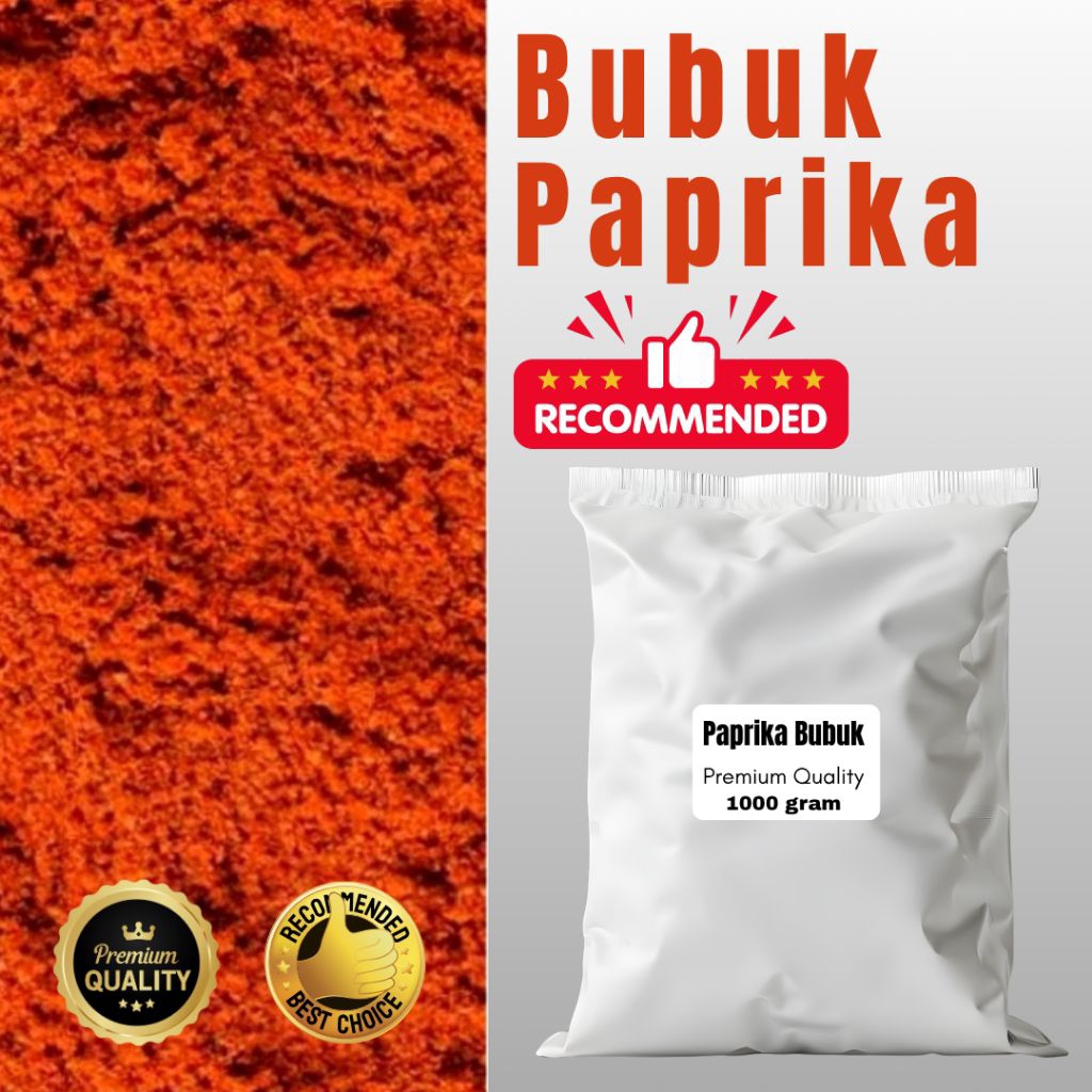 Paprika Bubuk Merah 1 kg kualitas premium paprika powder