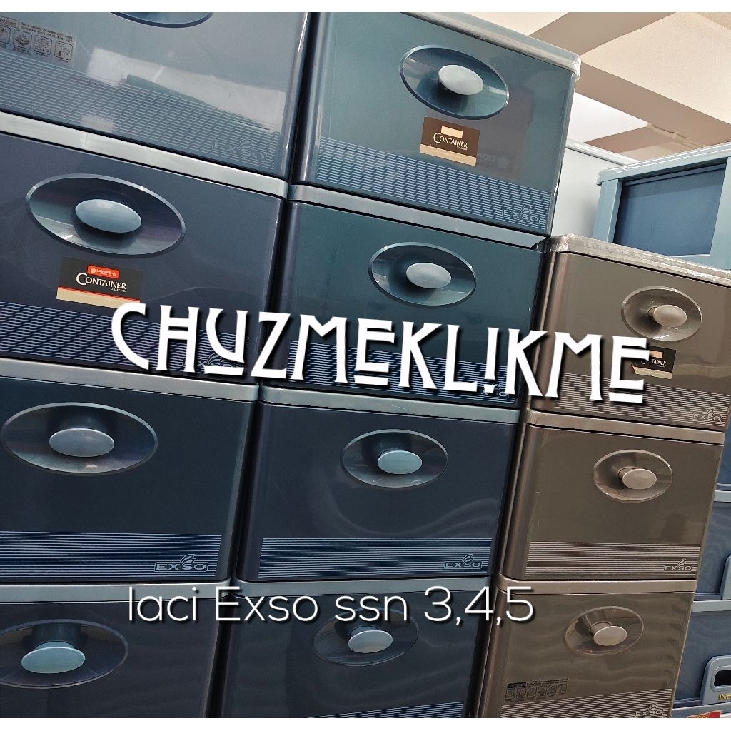 Lemari plastik Lion star Exso susun 3, Exso susun 4, Exso susun 5/Exso container lion star susun 3,4