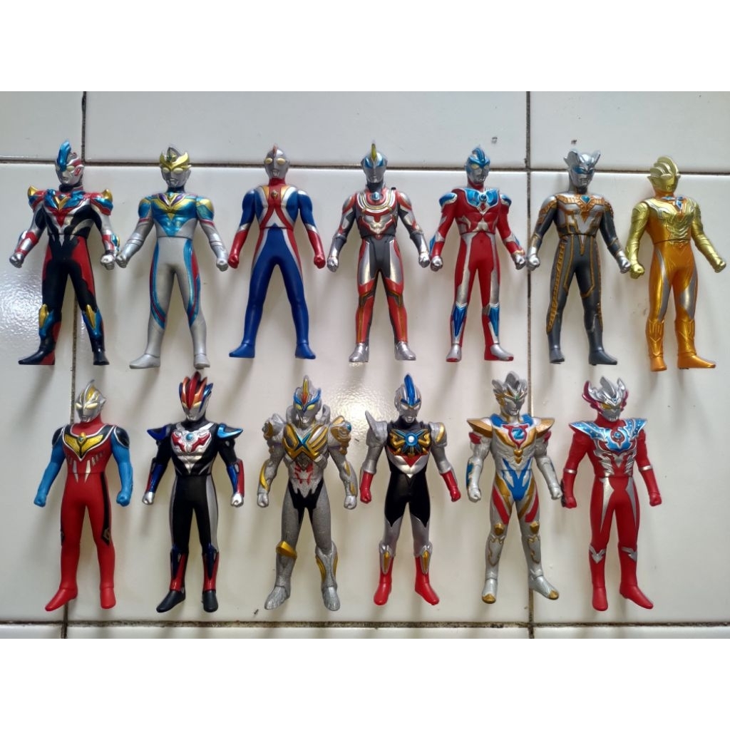 Set Ultra Hero Series 500 UHS Sparkdoll Ultraman Ginga Victory X Gaia Taiga Cosmos Gruebe Orb Trigge