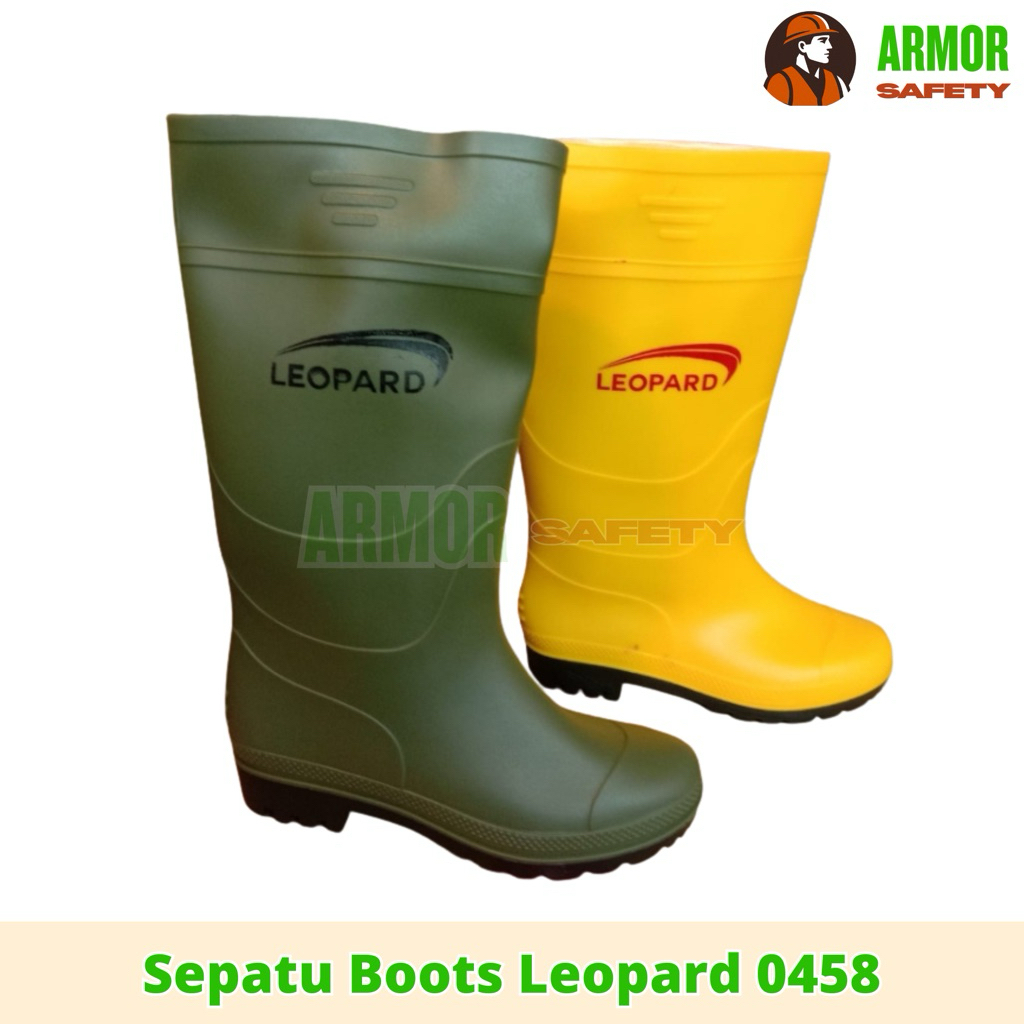 Sepatu Boot Leopard 0458 / Sepatu Safety Boots Leopard 0458
