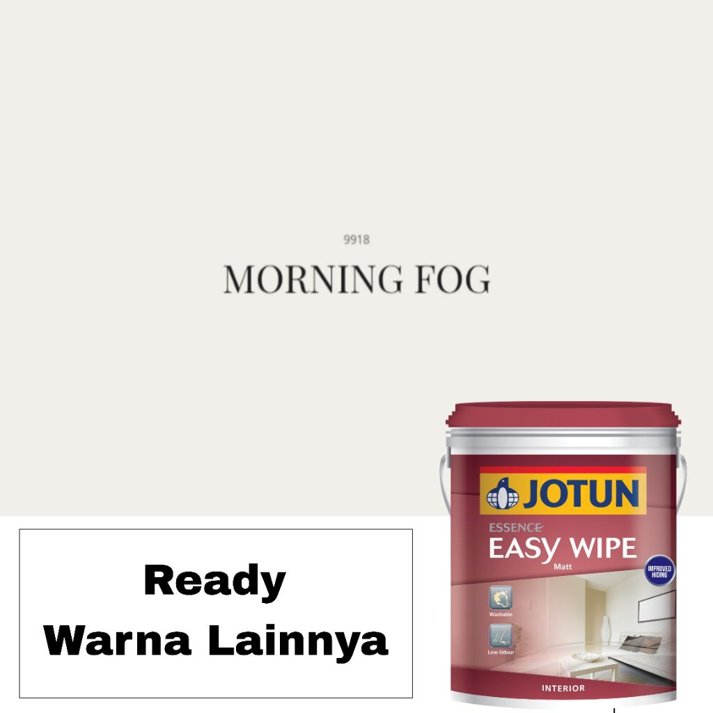 Jotun Easy Wipe 9918 MORNING FOG 3,5L (5kg) / Cat Dinding Tembok Interior