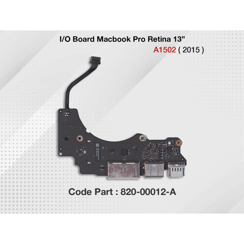 I/O IO Board A1502 2013|2014|2015 USB HDMI Card Reader MacBook Pro 13” Retina A1502