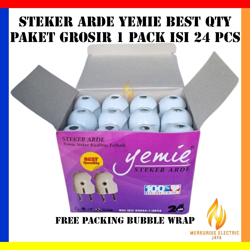 Steker Arde Yemie Bulat 24 Pcs Tahan Panas / Steker Arde Murah / Steker Bulat Murah