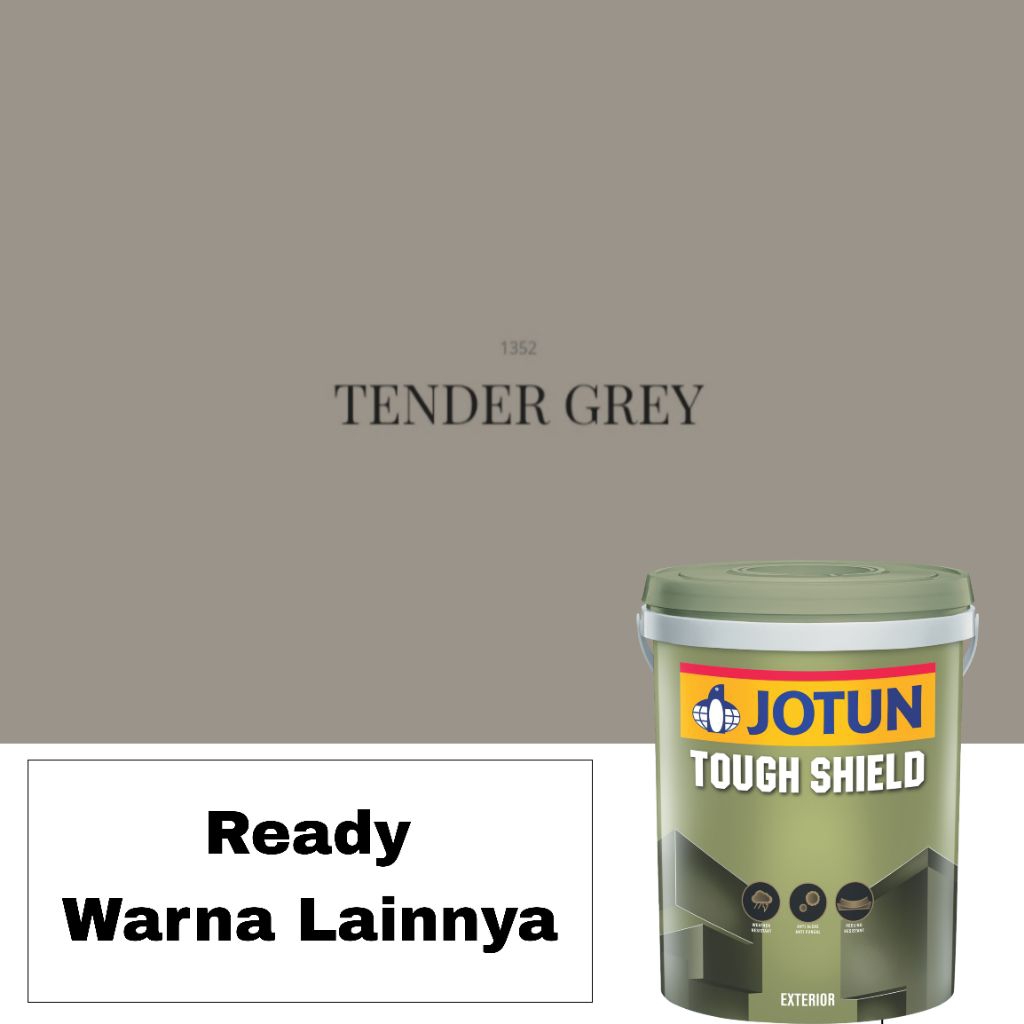 Jotun Tough Shield 1352 TENDER GREY 18L (25kg) Cat Dinding Tembok Exterior