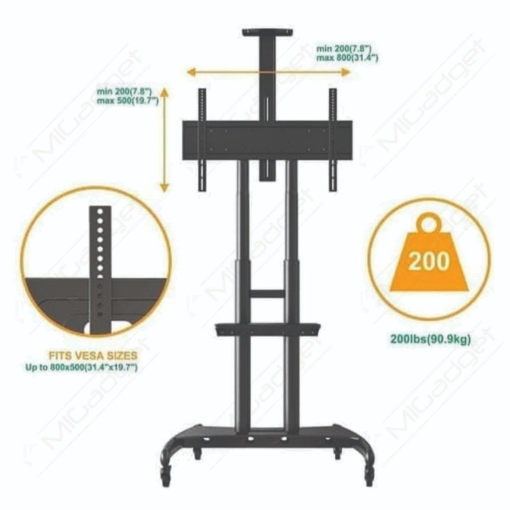 BRACKET TV STANDING 32 - 75 INCH NORTH BAYOU - NB 1800
