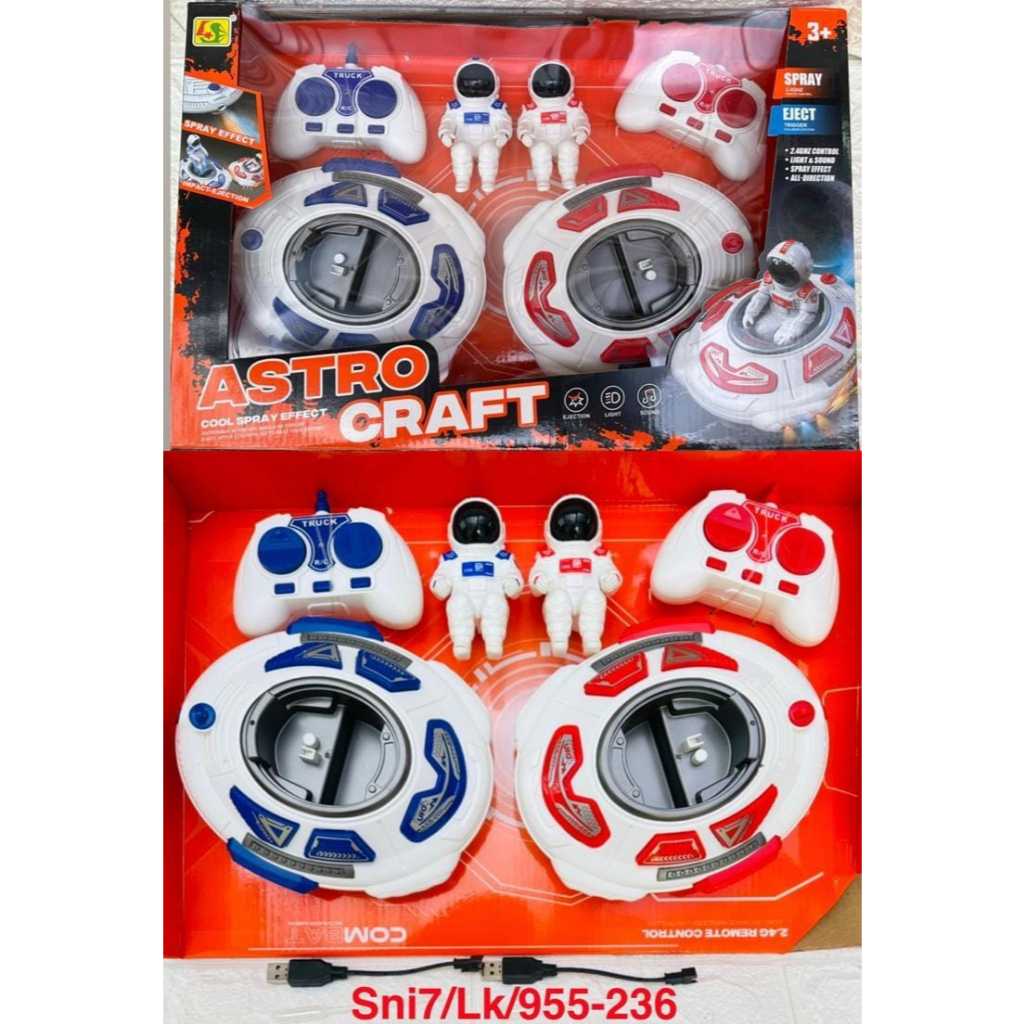 Hot Promo Mainan RC Pengendali Jarak Jauh Bumper Astronot Spray Efek 955-236 - Mainan Anak Remote Co