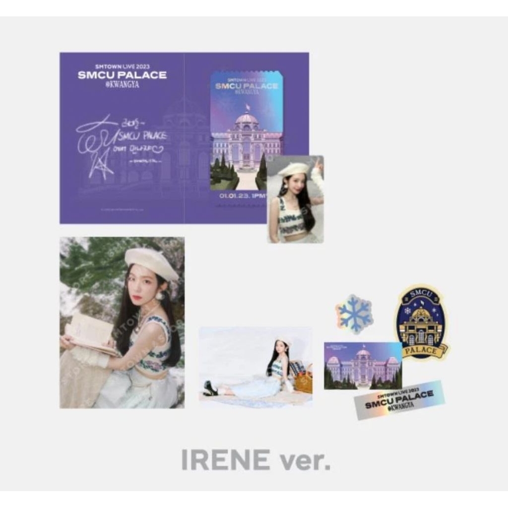RED VELVET Irene SMTOWN LIVE 2023 SMCU PALACE @KWANGYA Official Special Ar Ticket Set