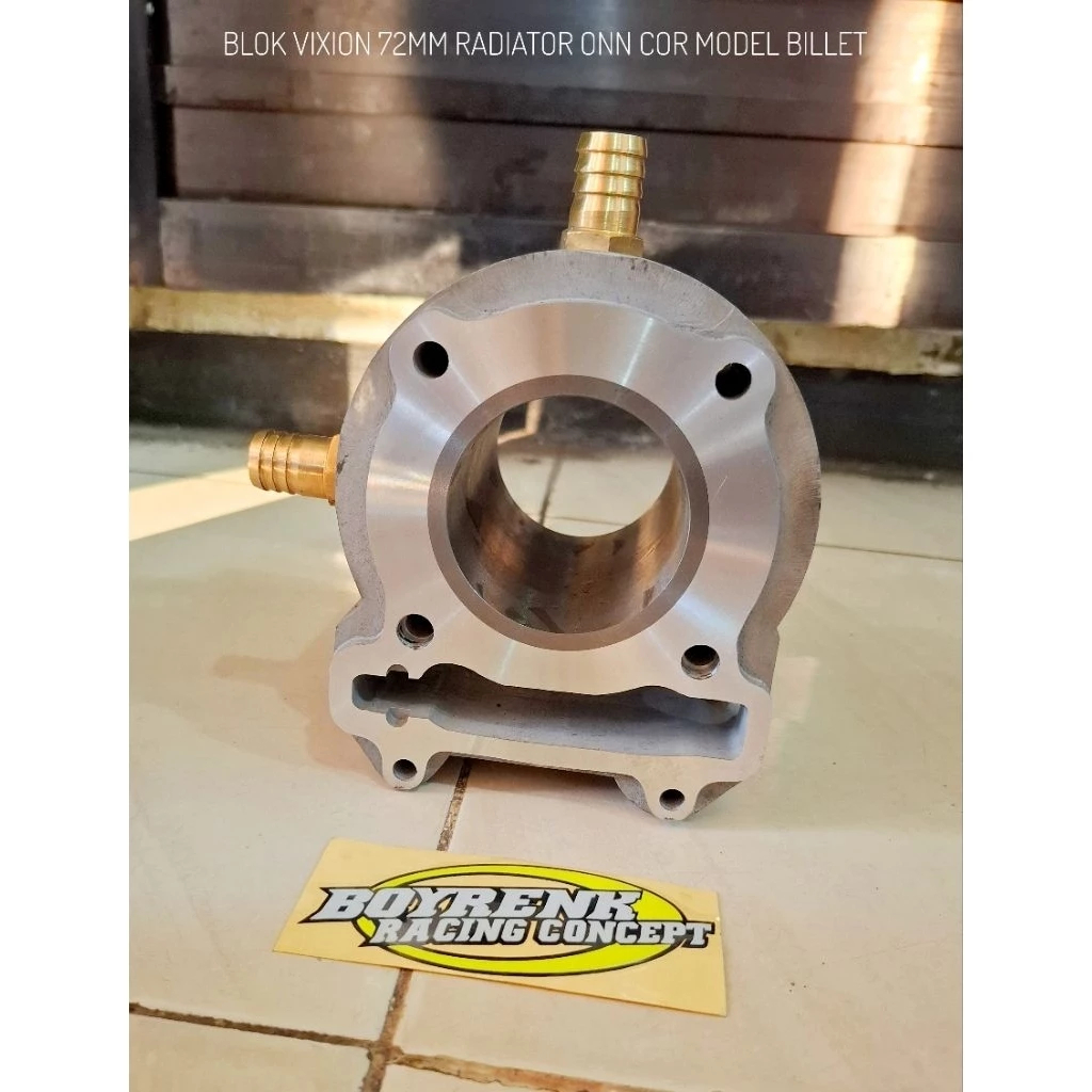 CYLINDER BLOK VIXION|JUPITER MX|MX KING- BYPASS FFA BAHAN CKR BILLET BORING|LINER LUAR 68|70|72|74|7