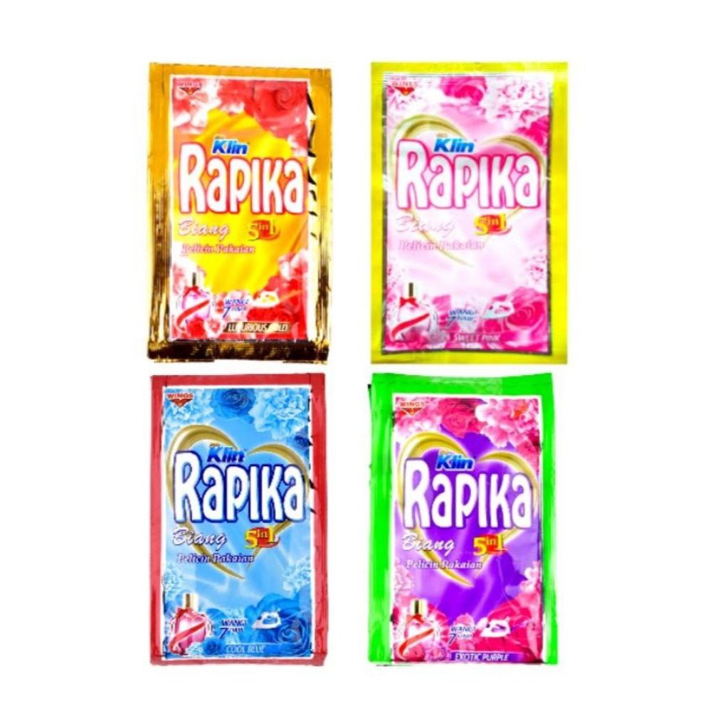 RAPIKA BIANG 8ml REFILL SACHET ECERAN SACHET PAKAIAN PELEMBUT VARIAN AROMA - LUXURIOUS GOLD