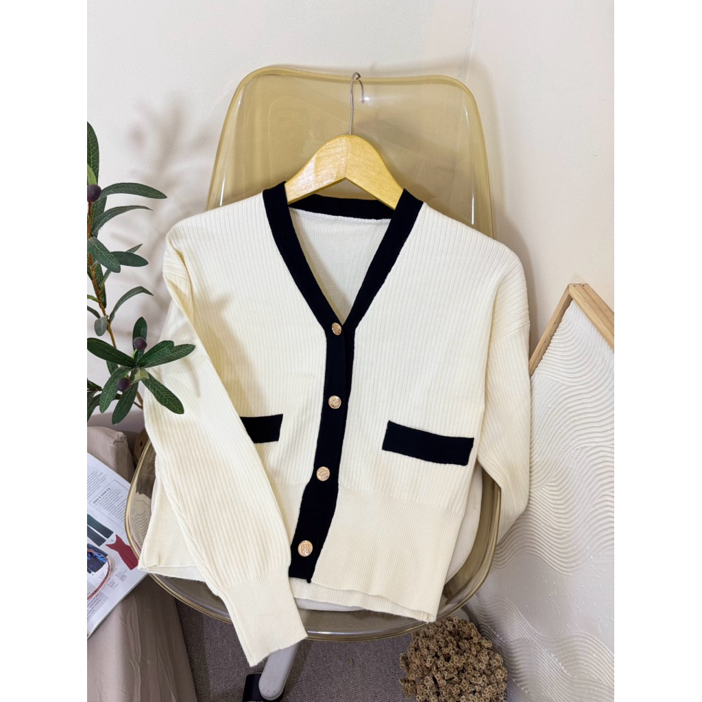 Bella Cardigan Korea | Sweater Korea | Baju Oversize | Sweater ala Korea | Baju Wanita