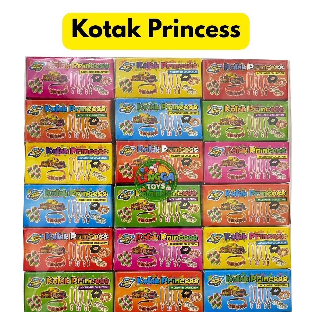 36 Pcs Kotak Princes / Mainan Kotak Princess Berhadiah Langsung