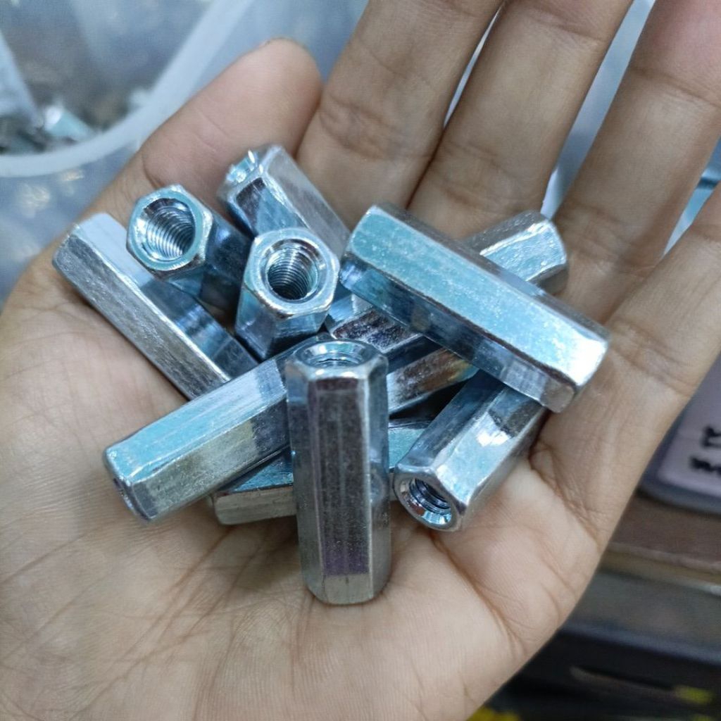 MUR PANJANG 17 M10 PITCH 1.50 PANJANG 30MM / MUR 17 PANJANG PITCH 1.50 DRAT KASAR /MUR PANJANG M10x3