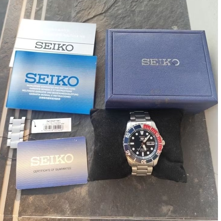 Jam Tangan Automatic / Otomatis Seiko 5 Sports SNZF15K1 (Seiko Sea Urchin)