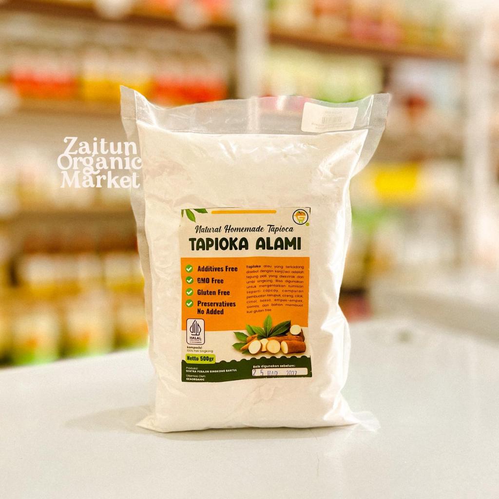 Tepung Tapioka Alami Geaorganik | Tapioka Organik | Tepung Gluten Free | Non GMO |  Berat 500gr