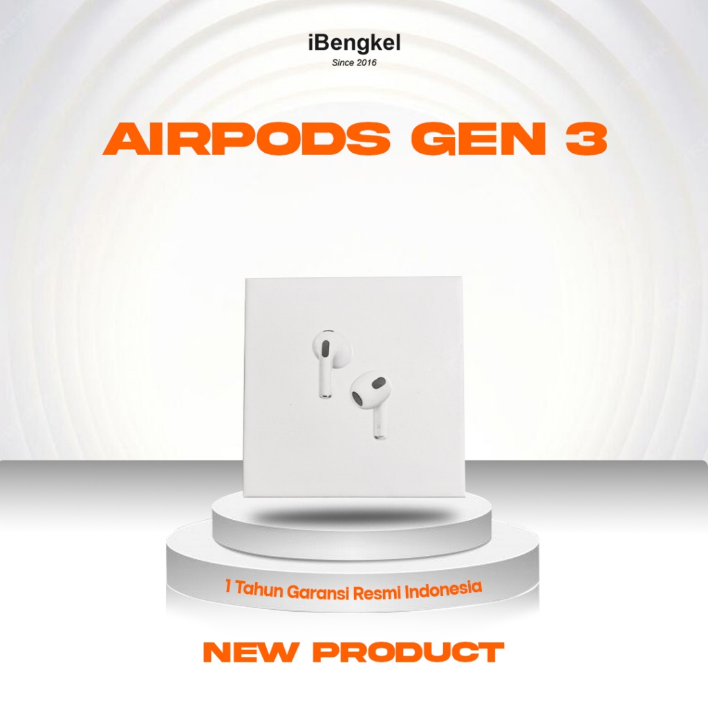 [NEW] Airpods Gen-3 New Garansi Resmi Indonesia (iBox/TAM)