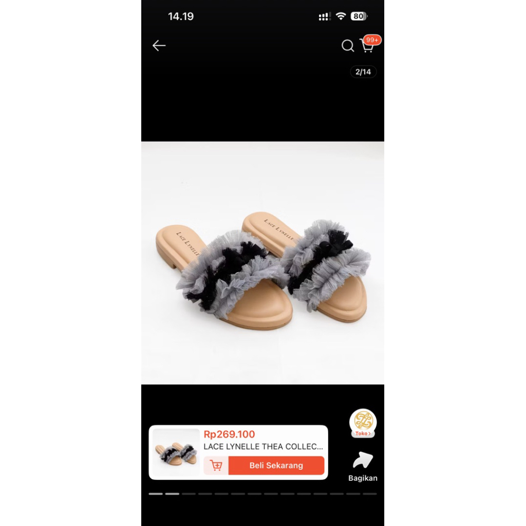 [PRELOVED] Lace Lynelle Sendal