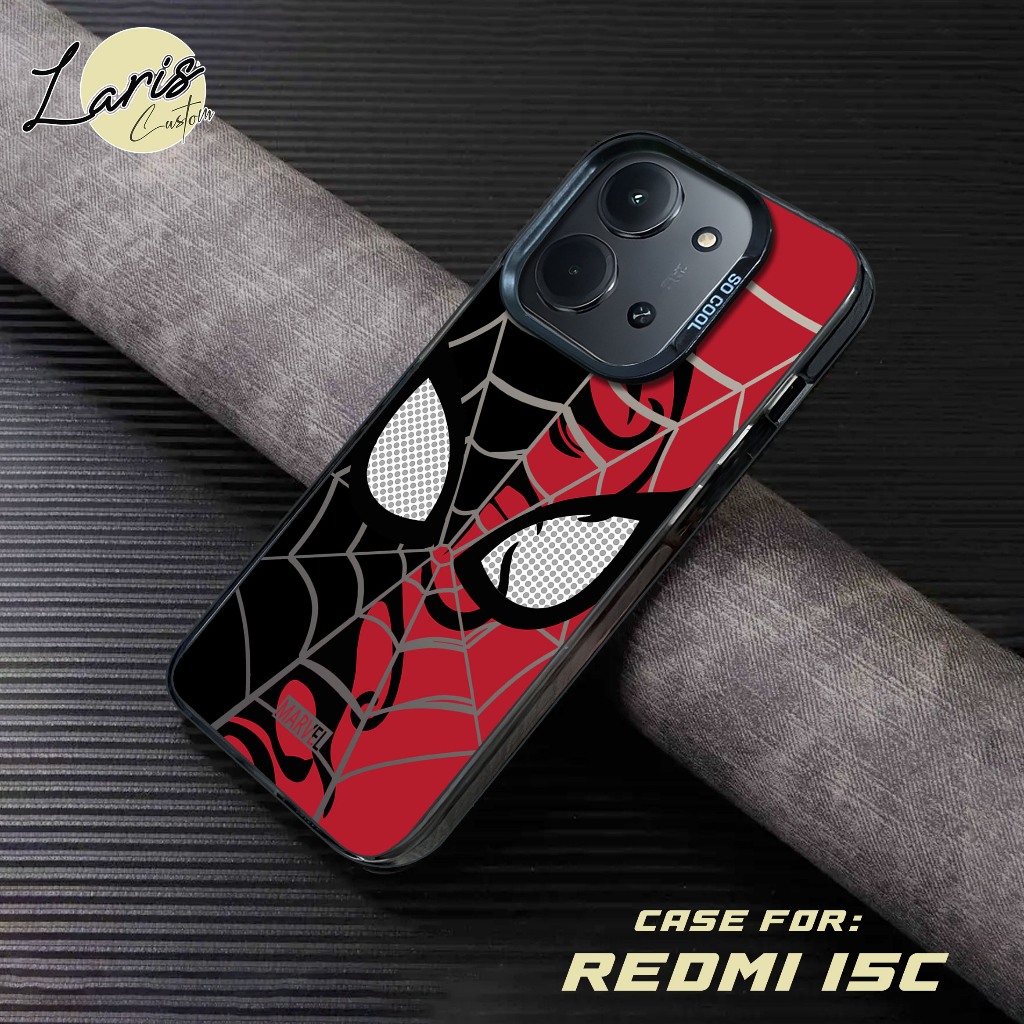 Case REDMI 15C/ POCO C85 Casing Premium Matte Hard Casing - Case IMD - Case Hologram Motif SPIDERMAN
