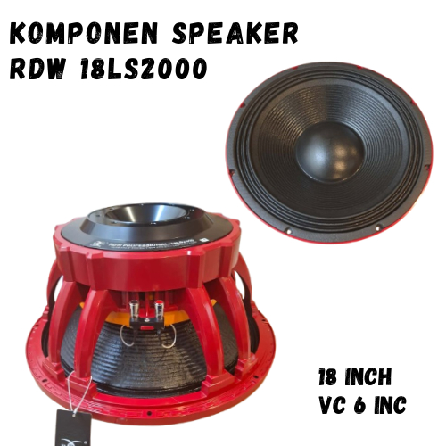 Component RDW 18LS2000 Speaker Komponen rdw 18ls2000