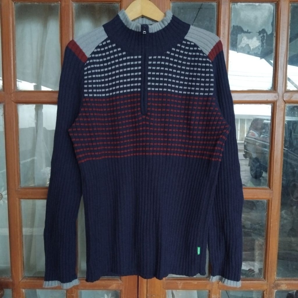 Hugo Boss Sweater Knit Half Zipper (L)