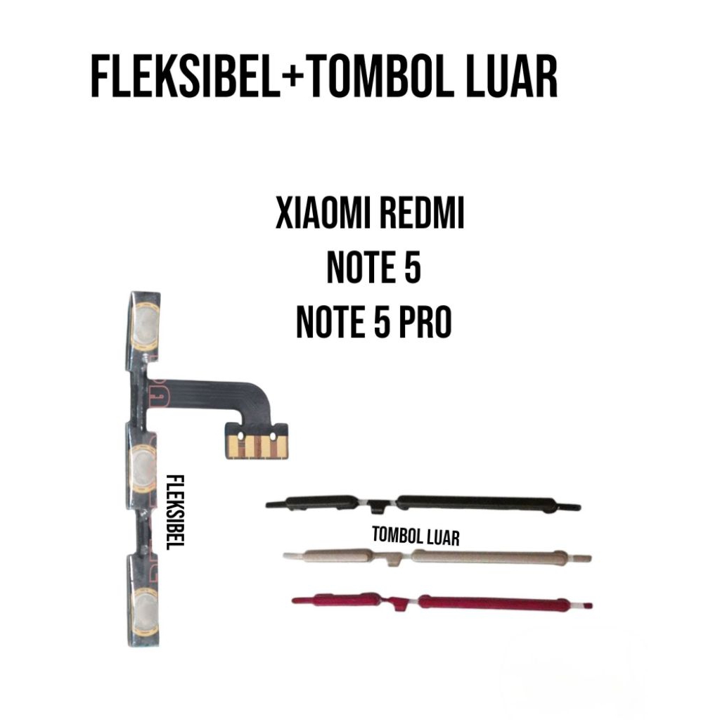 FLEKSIBEL/TOMBOL LUAR XIAOMI REDMI NOTE 3/NOTE 3 PRO ORIGINAL