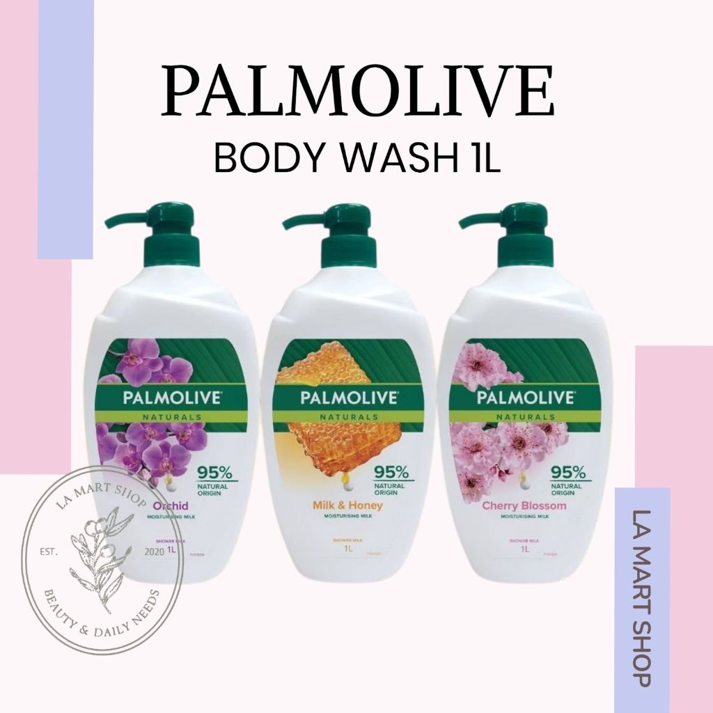 Palmolive Body Wash Sabun Mandi Palmolive 1 Liter Palmolive Milk and Honey Palmolive Black Orchid Pa