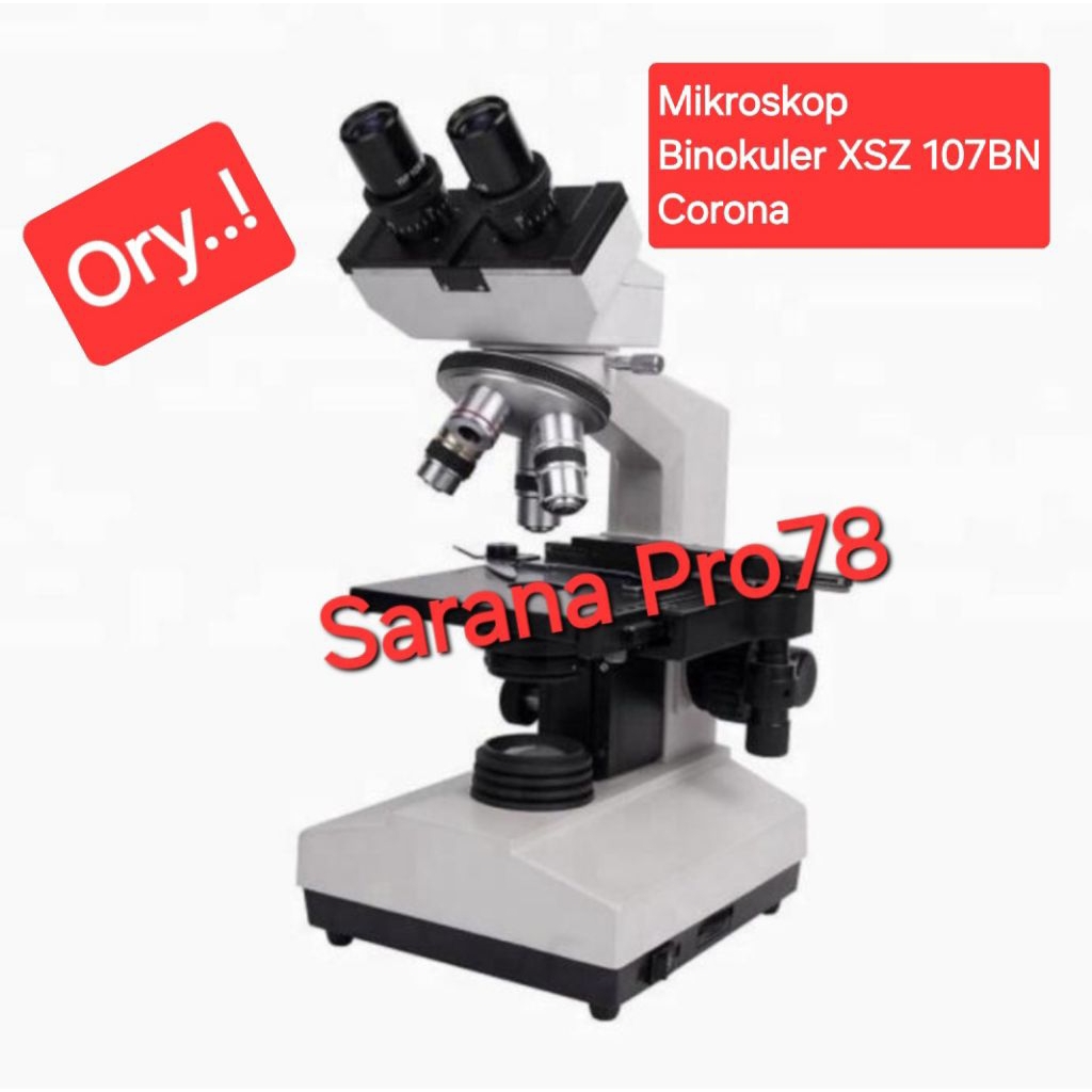 Mikroskop Binokuler XSZ 107 Sinher Microscope Binoculer Biological XSZ 107 Edukasi