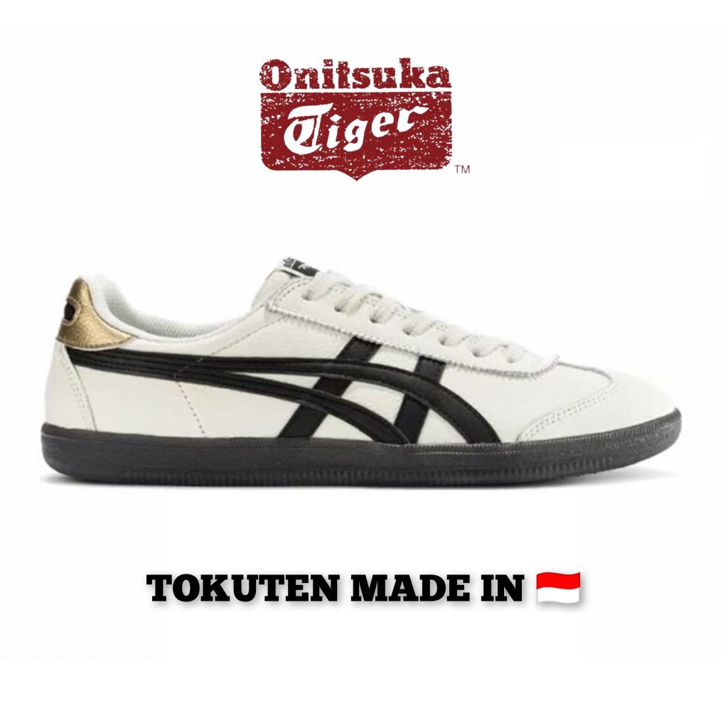 Sepatu Original Unisex - Tokuten White Black Gold Original Onitsuka Tiger