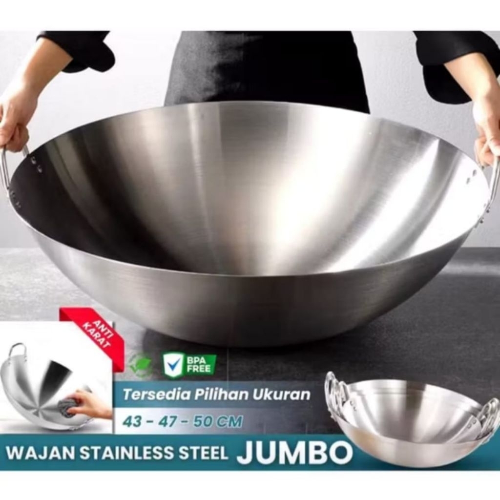 WAJAN STENLIS SUS 304/ KUALI STENLIS 304