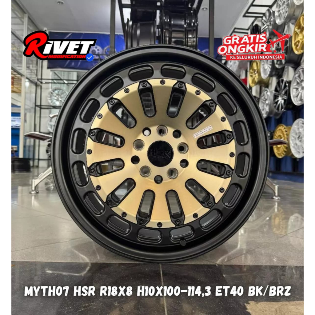 VELG MOBIL ALTIS SIENTA HARRIER CRV RUSH TERIOS DLL PELEK HSR MYTH07 RING 18 PCD 5X100-5X114,3 BRZ