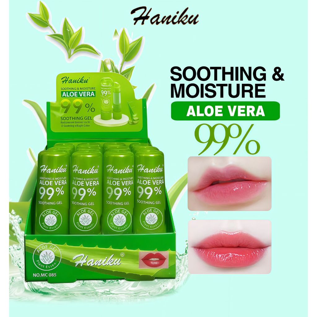 ( PERPCS ) Haniku Lipbalm Aloevera Meover / Lipbalm Aloevera / lipbalm aloevera original / lip balm 