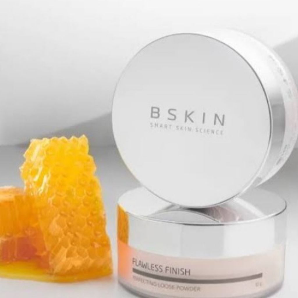 bedak bskin loose powder 30gr ori 2027 segel