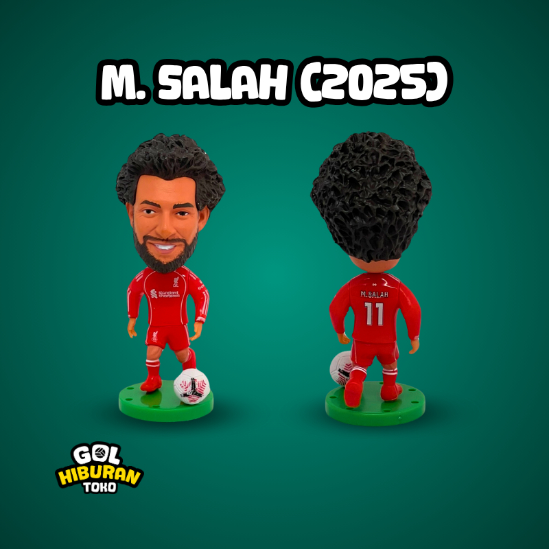 Ampirono_Mriki Action Figure Pemain Bola Soccerwe Liverpool Salah Alisson Van Dijk Torres Gerrard