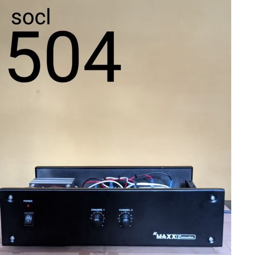 power amplifier socl 504 stereo 5 ampere