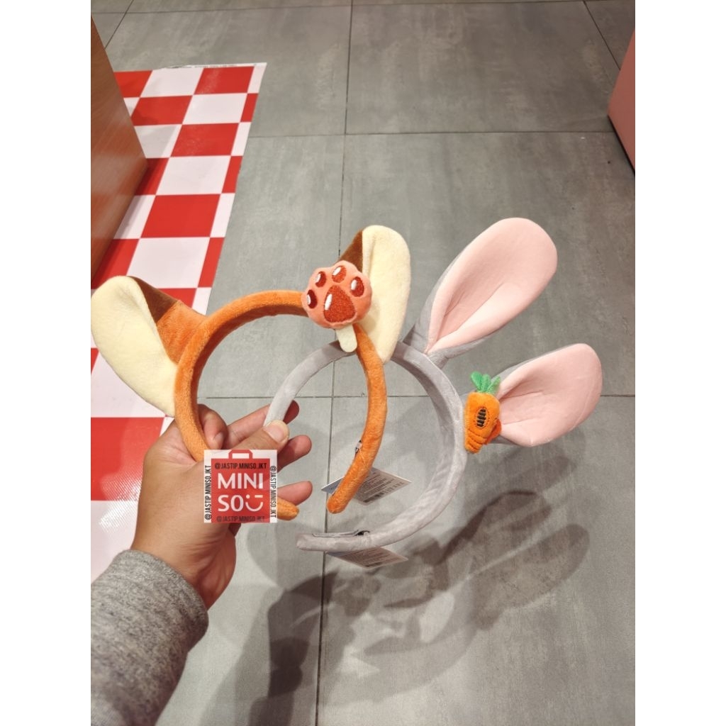OH SOME Decorate Hairband / Bando DISNEY ZOOTOPIA (JUDY HOPS / NICK WILDE)
