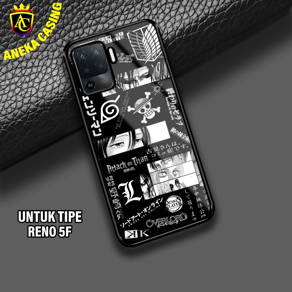 Case OPPO RENO 5F Hardcase Glossy casing Hp OPPO RENO 5F Terbaru [Motif - KARTUN] - Aneka Case Mengk