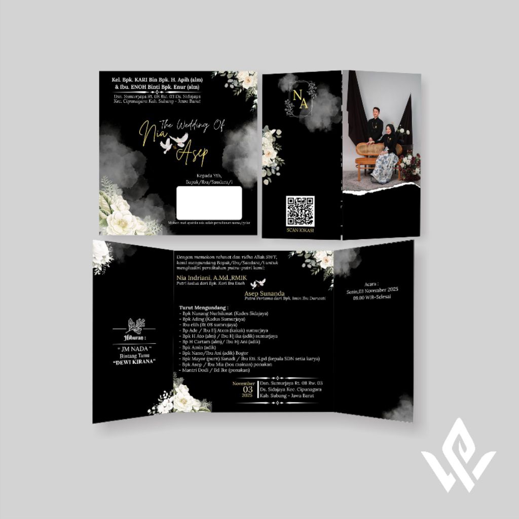 Undangan Pernikahan elegan mewah