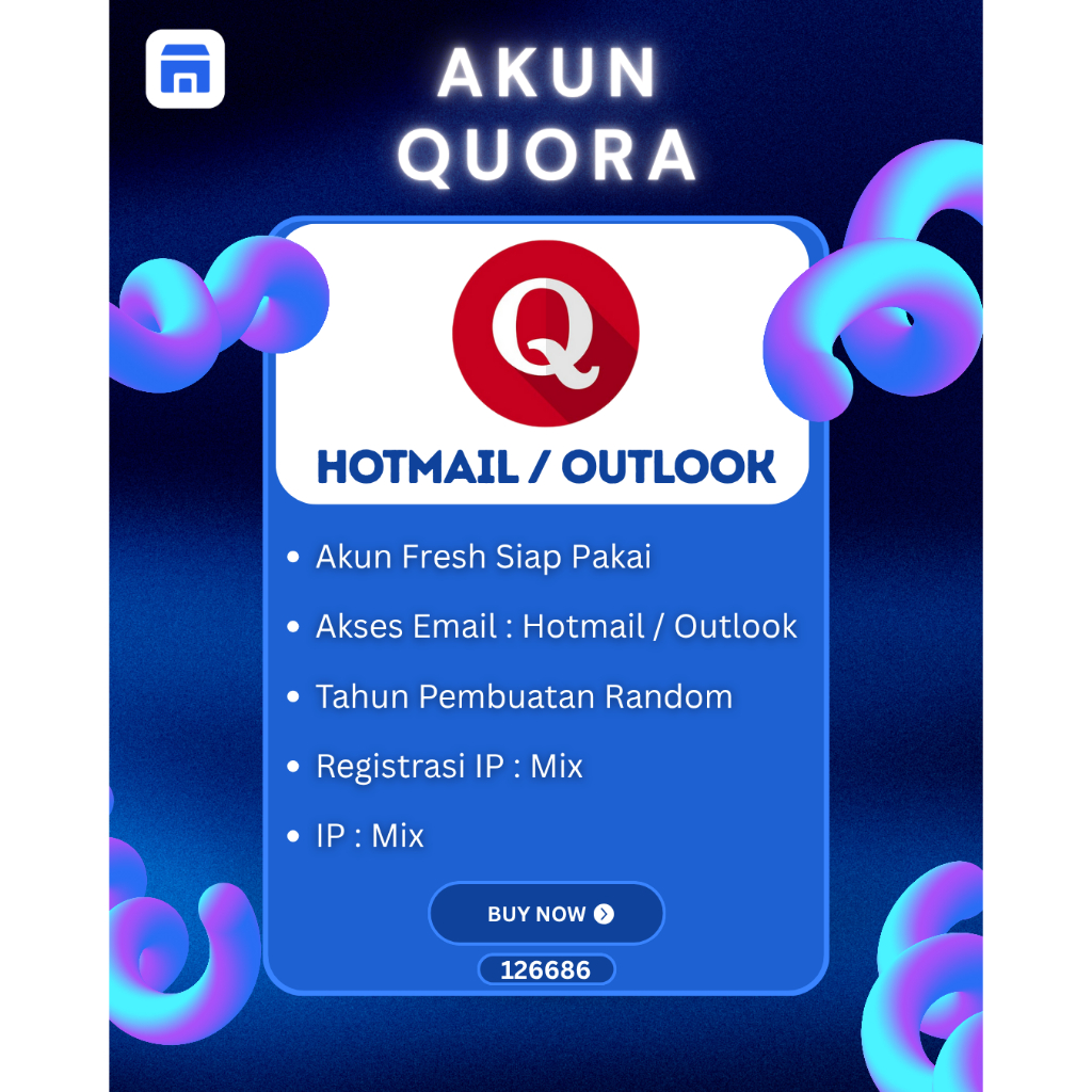 Akun Quora | Akses Email Hotmail/Outlook | IP : MIX
