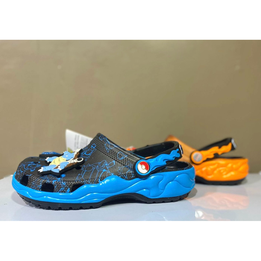 Sandal Classic Pokemon LED Dewasa (free jibbit+tas)