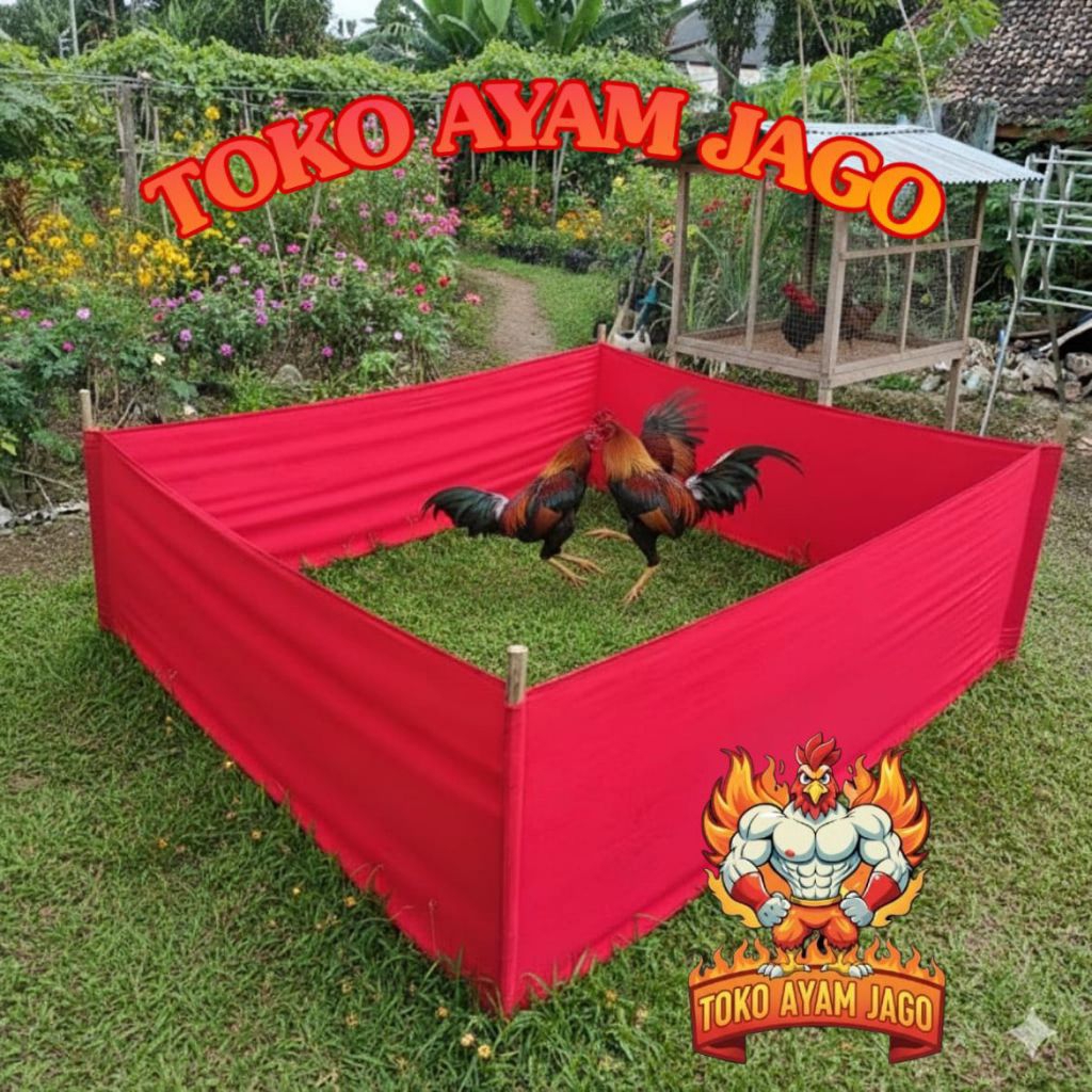 Ring aduan ayam geber bahan kain super premium anti sobek termurah terlaris