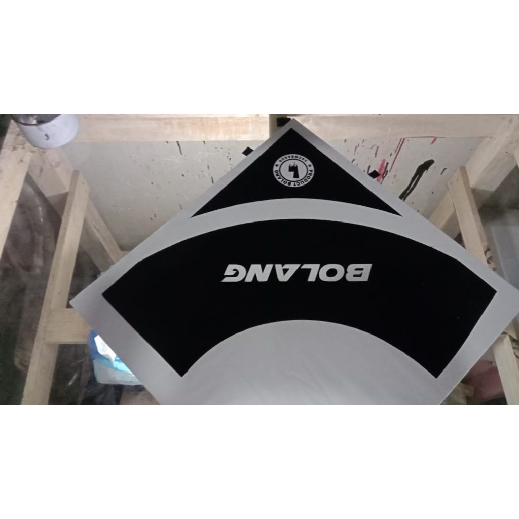 kertas layangan sablon motif kalung