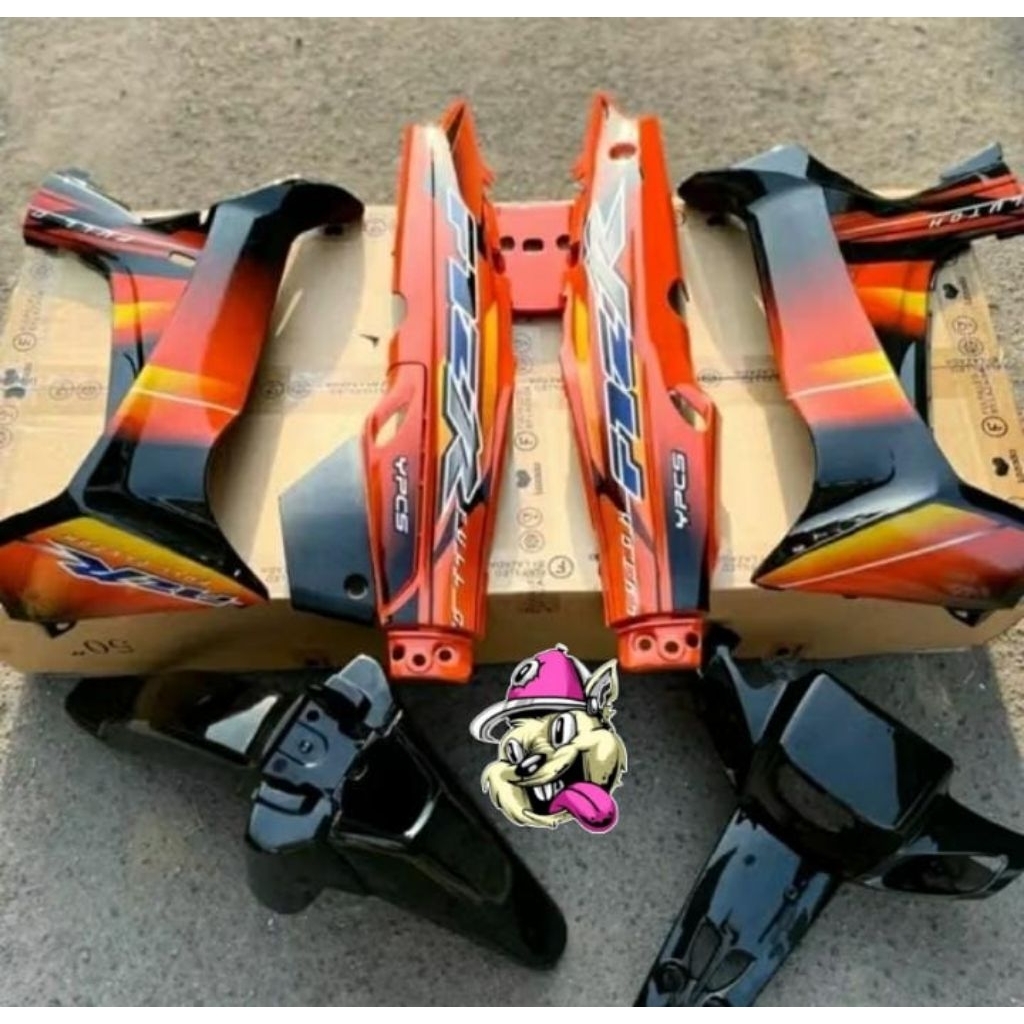 full set halus body motor Yamaha fiz r warna pilihan
