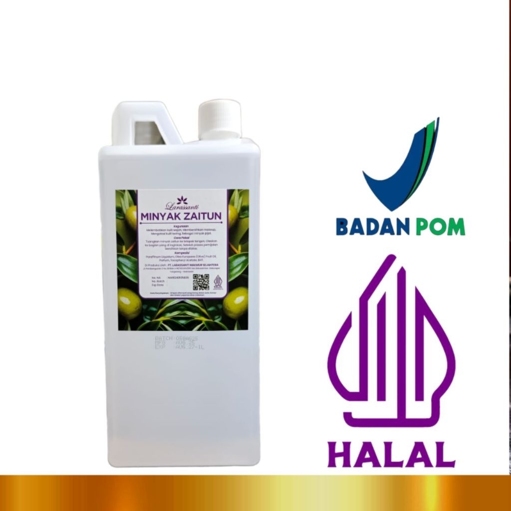 TERLARIS MINYAK ZAITUN 1LITER ORIGINAL PIJAT URUT BPOM