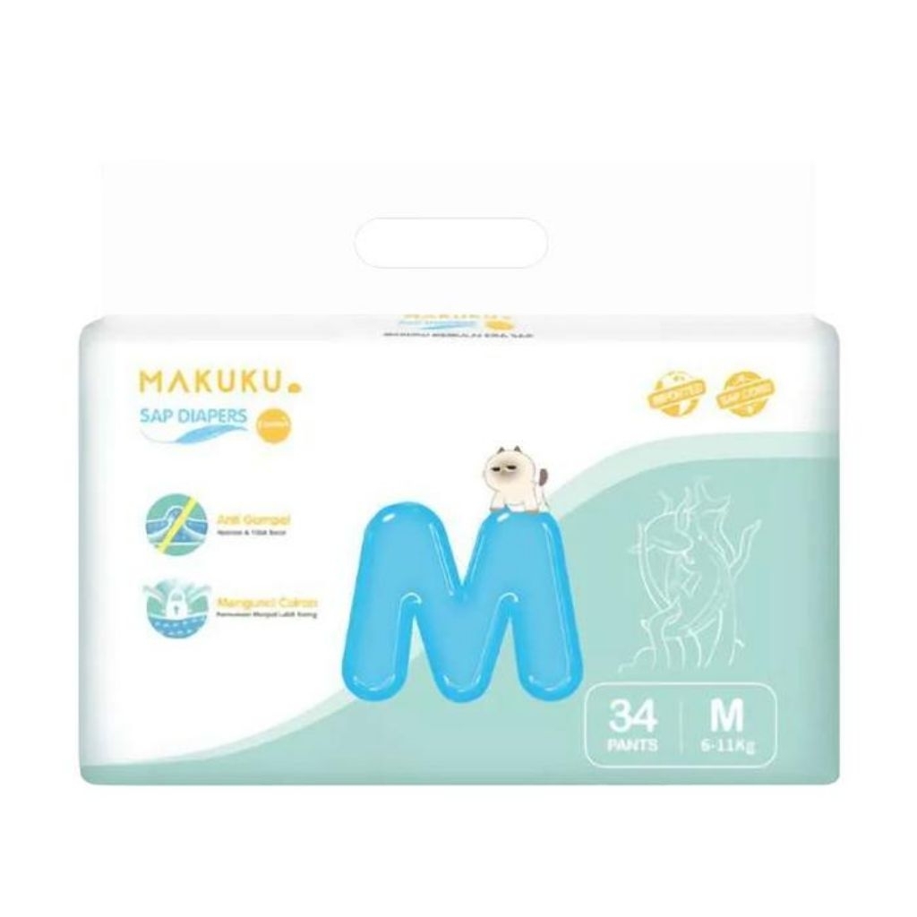 Pampers MAKUKU COMFORT PANTS M-34