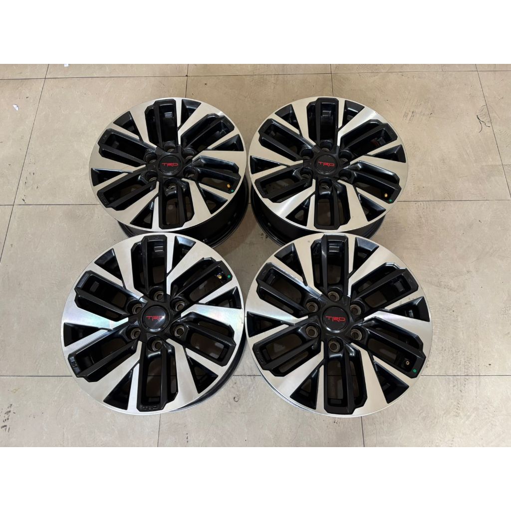 VELG MOBIL ORI STD FORTUNER TRD RING 18 LEBAR 7,5 LUBANG BAUT PCD 6X139 ET30 PELEK