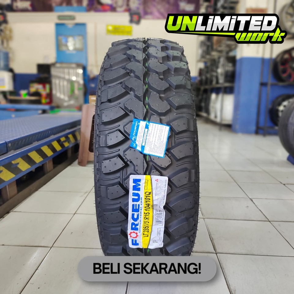Ban Mobil Jimny Katana Feroza Escudo Katana Hilux Rangga Forceum M/T 235 75 R15 Ban Offroad Ring 15