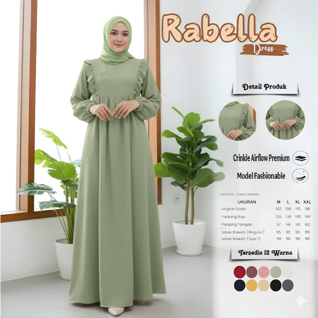 GAMIS CRINKLE VIRAL TIKTOK - GAMIS CRINKLE AIRFLOW UK JUMBO