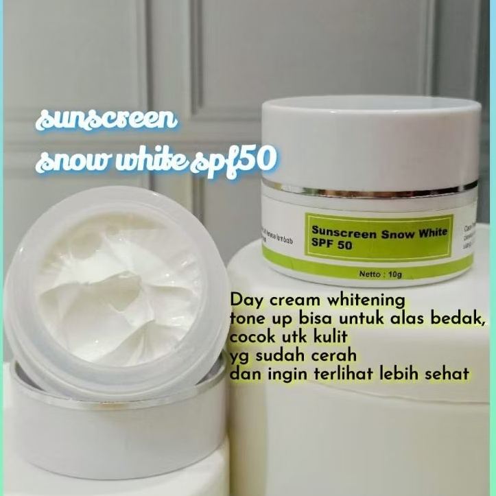 Day cream snow white